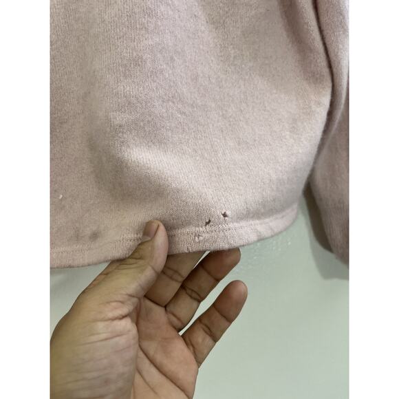 Reformation Cropped Sweater M Coquette Minimalist Capsule Quiet Luxury Old Money - Picture 5 of 14